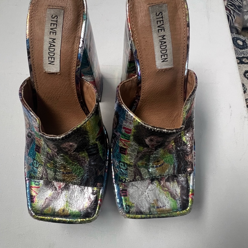 Steve Madden Clog platforms shoes size 6.5 - Picture 8 of 16